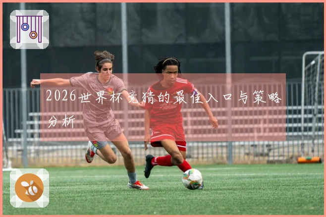 2026世界杯竞猜的最佳入口与策略分析
