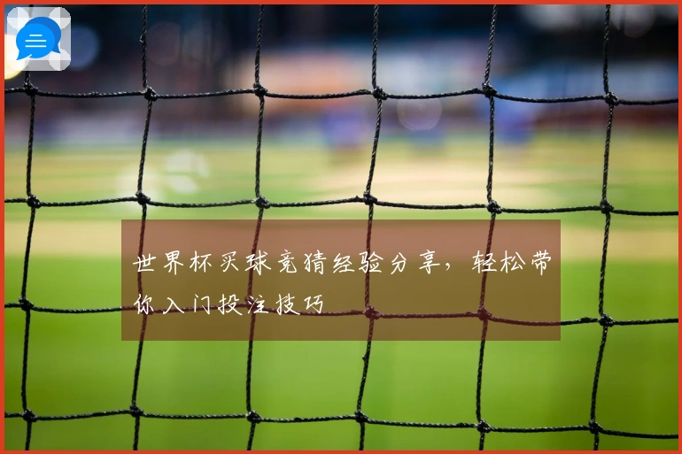 世界杯买球竞猜经验分享，轻松带你入门投注技巧