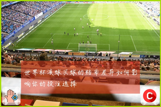 世界杯滚球买球的赔率差异如何影响你的投注选择