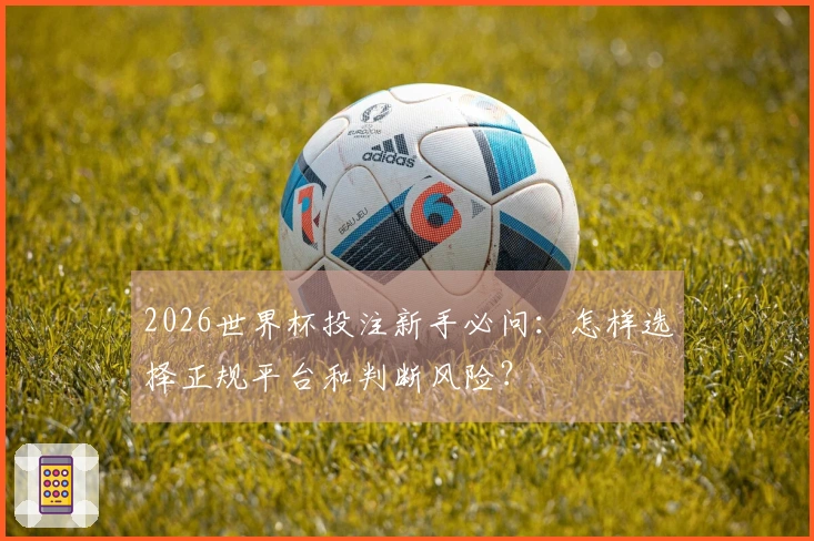 2026世界杯投注新手必问：怎样选择正规平台和判断风险？